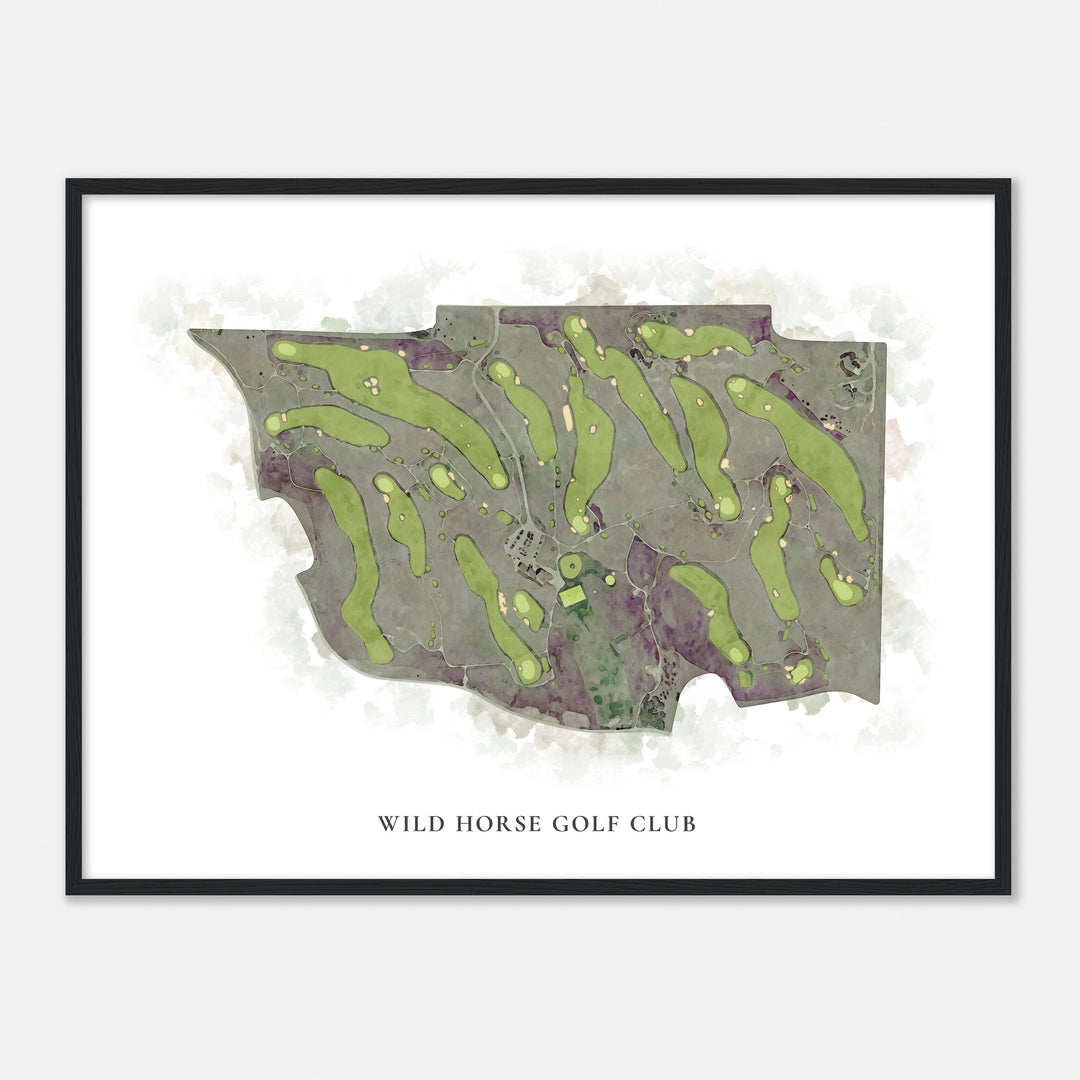 Print of Wild Horse Golf Club Classic Map