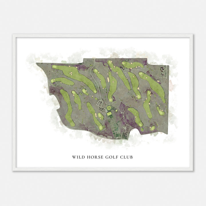 Print of Wild Horse Golf Club Classic Map