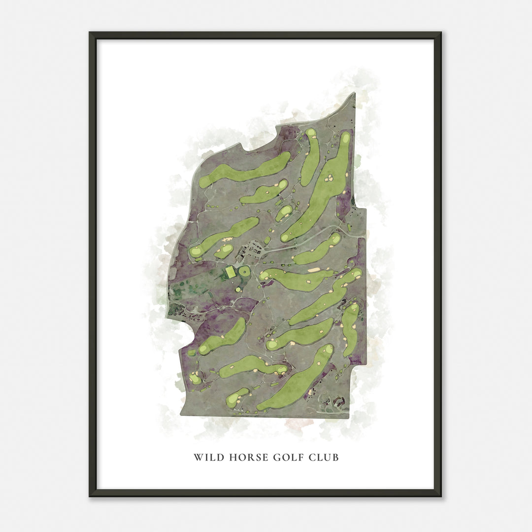 Print of Wild Horse Golf Club Classic Map
