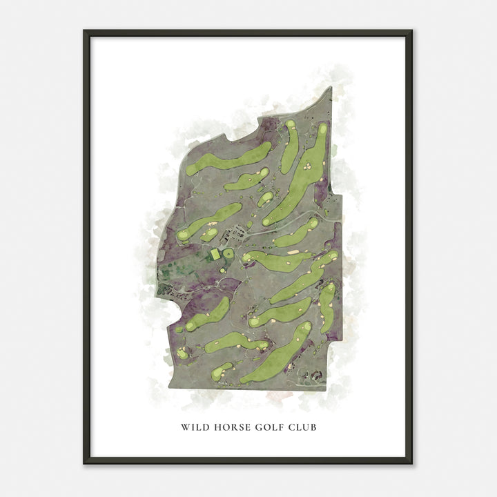 Print of Wild Horse Golf Club Classic Map