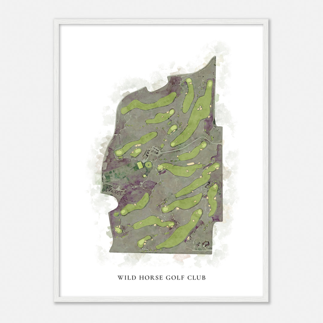 Print of Wild Horse Golf Club Classic Map