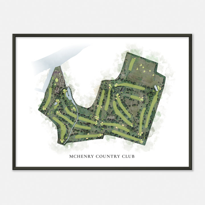 Print of Mchenry Country Club Classic Map