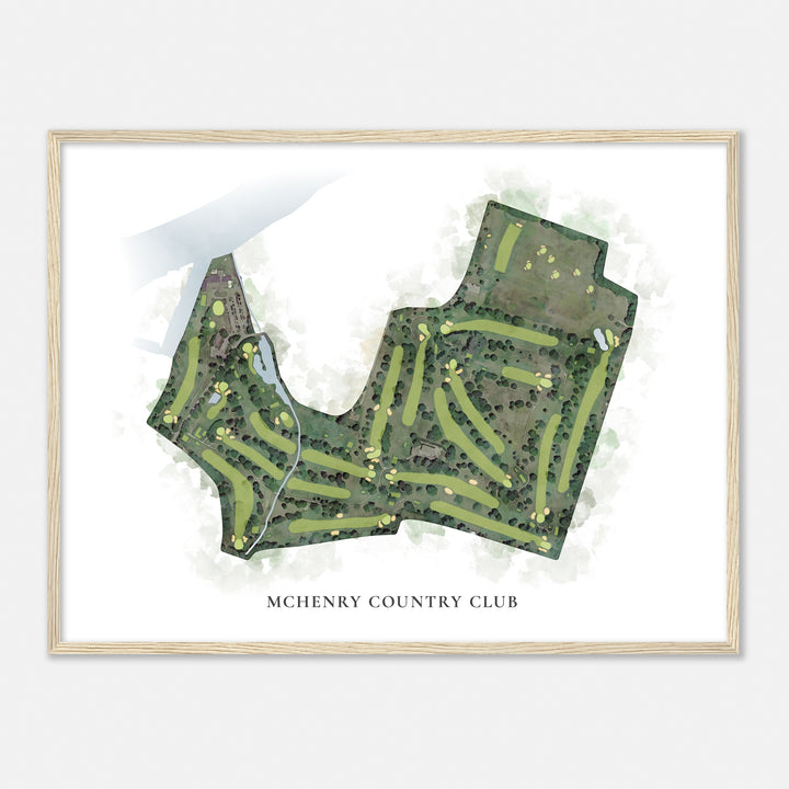 Print of Mchenry Country Club Classic Map