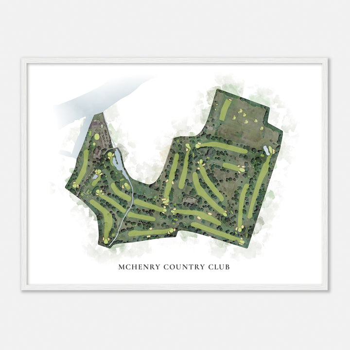 Print of Mchenry Country Club Classic Map