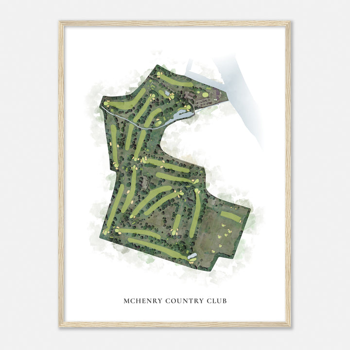 Print of Mchenry Country Club Classic Map