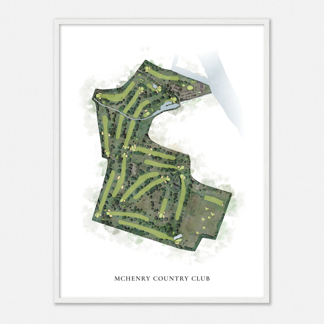 Print of Mchenry Country Club Classic Map