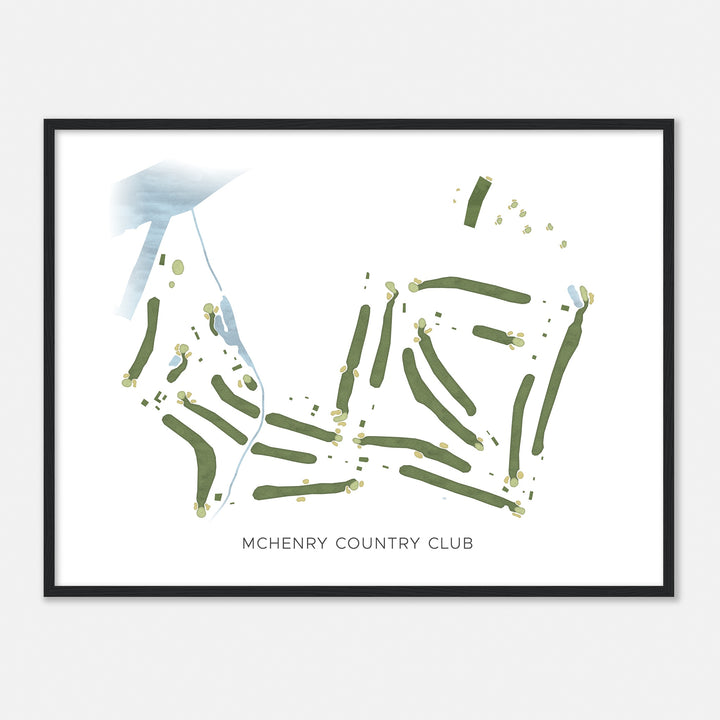 Print of Mchenry Country Club Modern Map