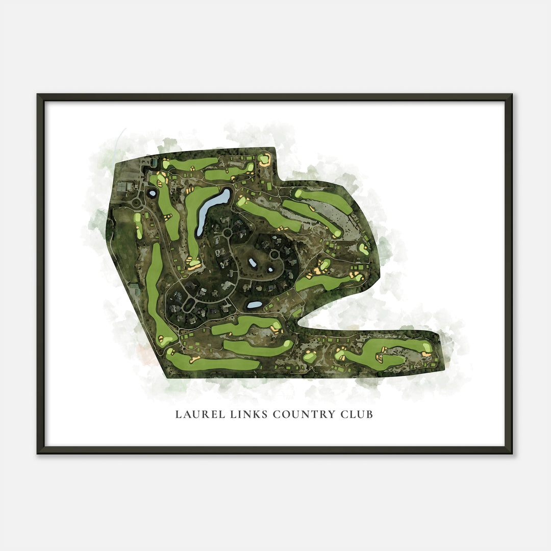Print of Laurel Links Country Club Classic Map