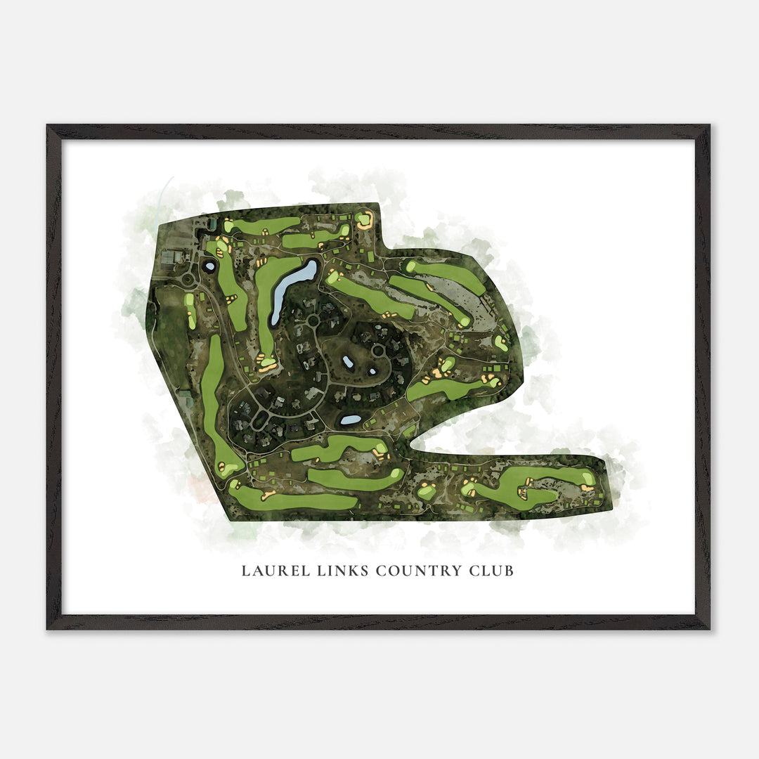 Print of Laurel Links Country Club Classic Map
