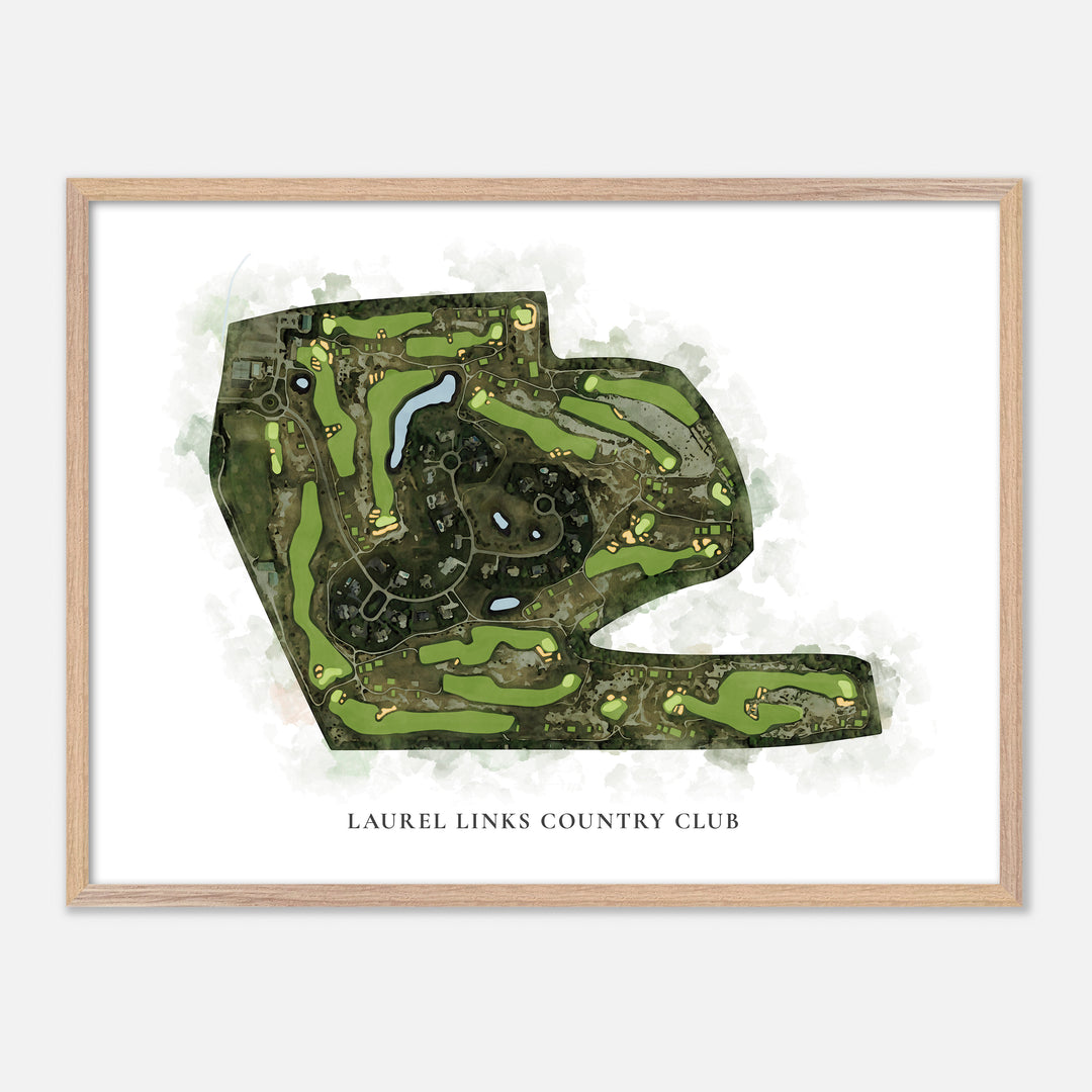 Print of Laurel Links Country Club Classic Map