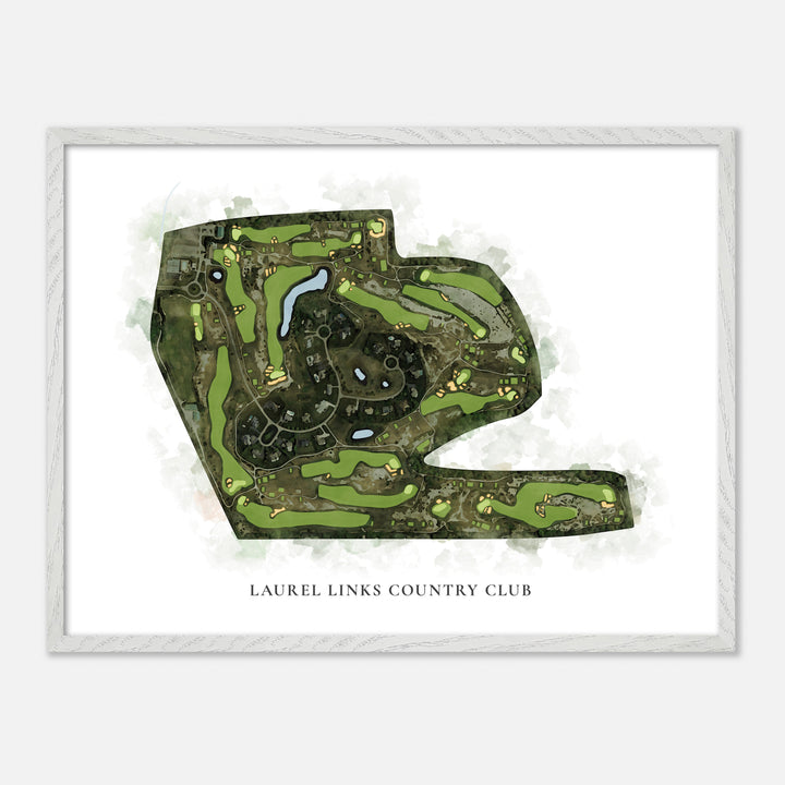 Print of Laurel Links Country Club Classic Map