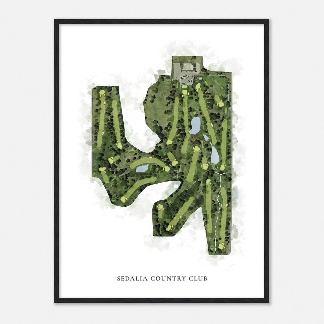 Print of Sedalia Country Club Classic Map