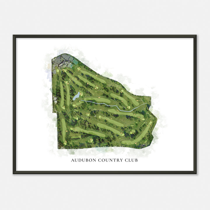 Print of Audubon Country Club Classic Map