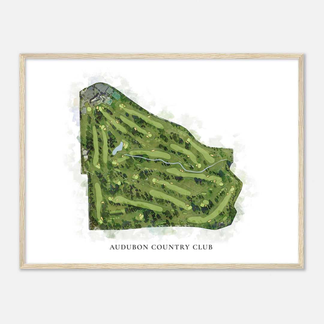 Print of Audubon Country Club Classic Map