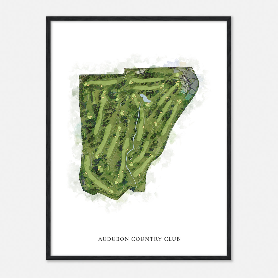 Print of Audubon Country Club Classic Map