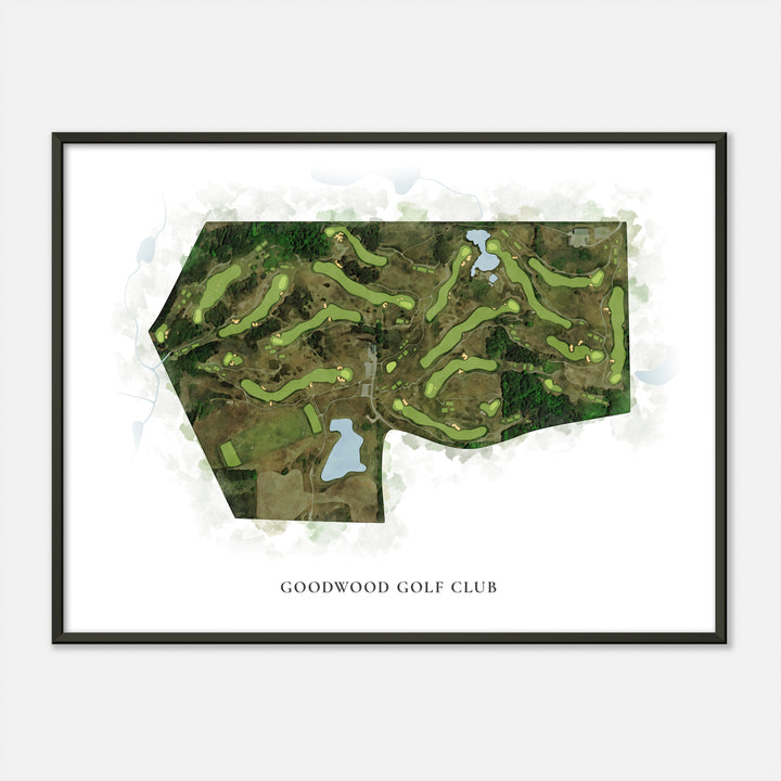 Print of Goodwood Golf Club Classic Map