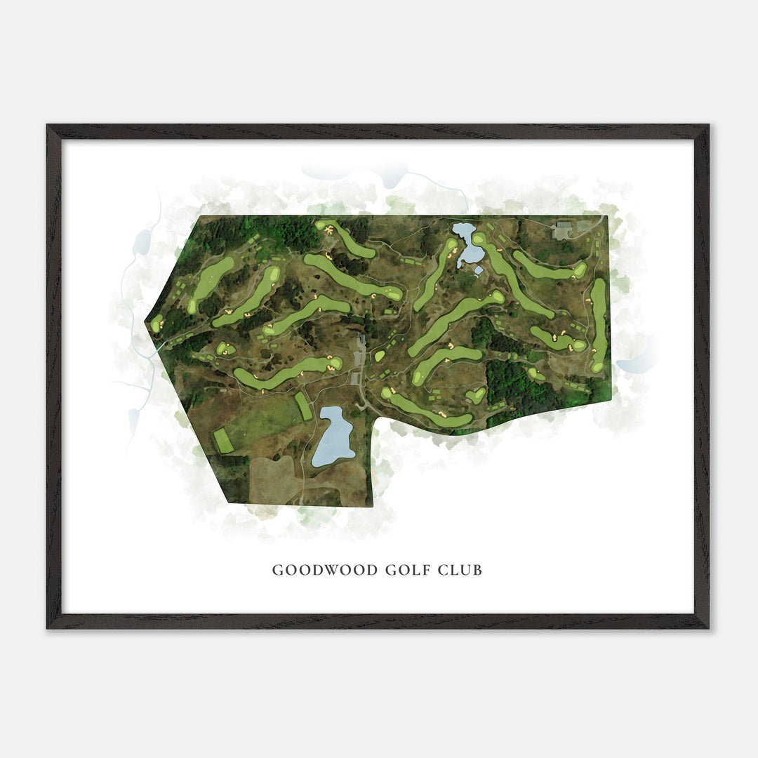 Print of Goodwood Golf Club Classic Map