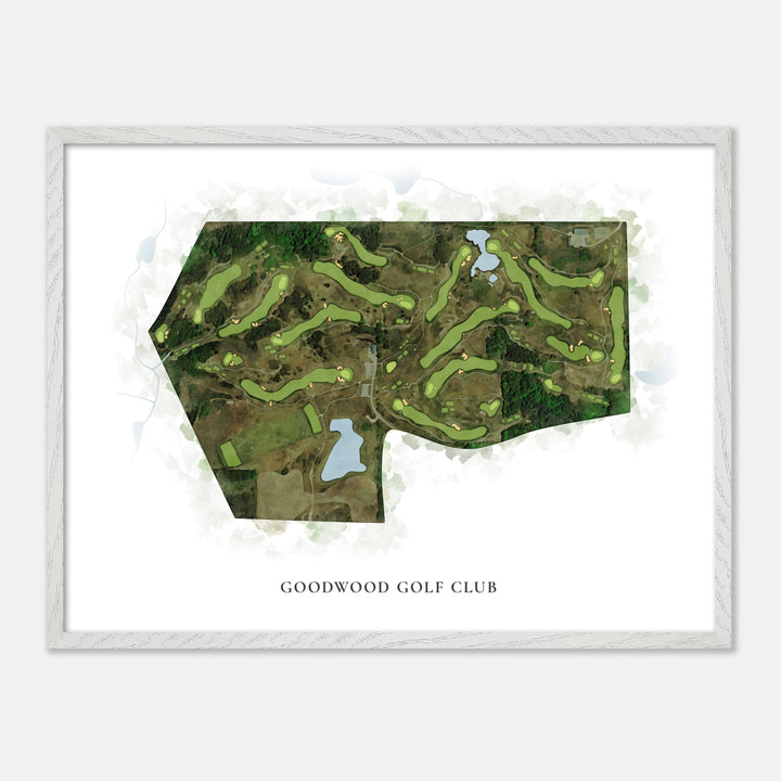 Print of Goodwood Golf Club Classic Map