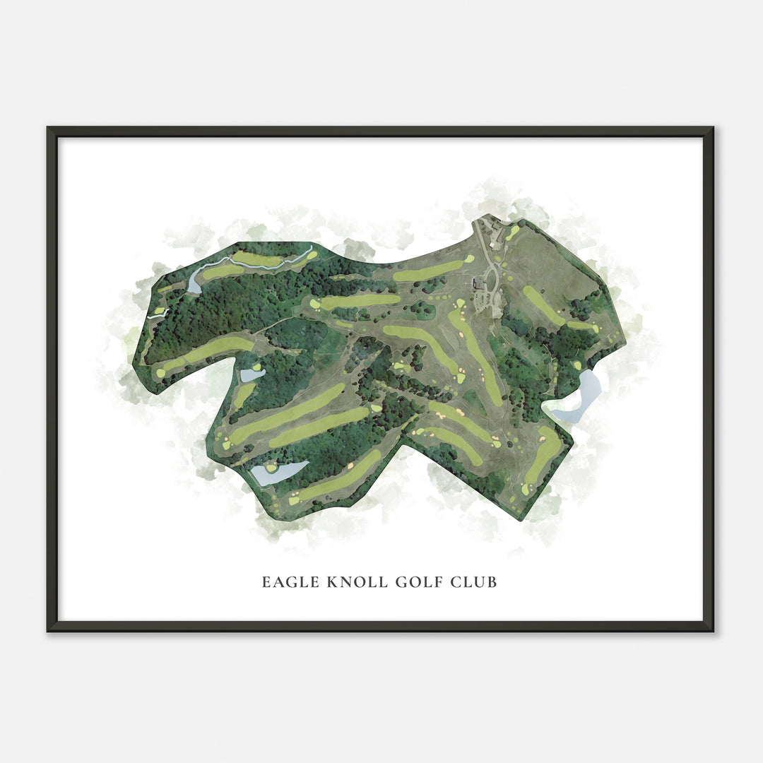 Print of Eagle Knoll Golf Club Classic Map