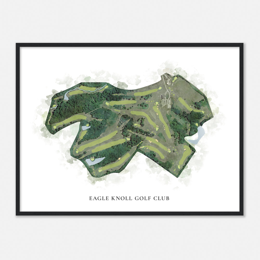 Print of Eagle Knoll Golf Club Classic Map