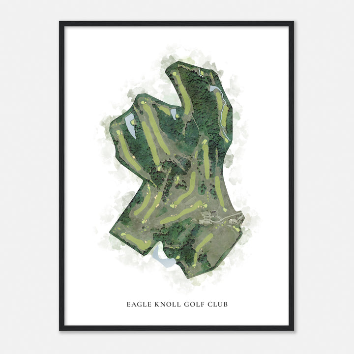 Print of Eagle Knoll Golf Club Classic Map