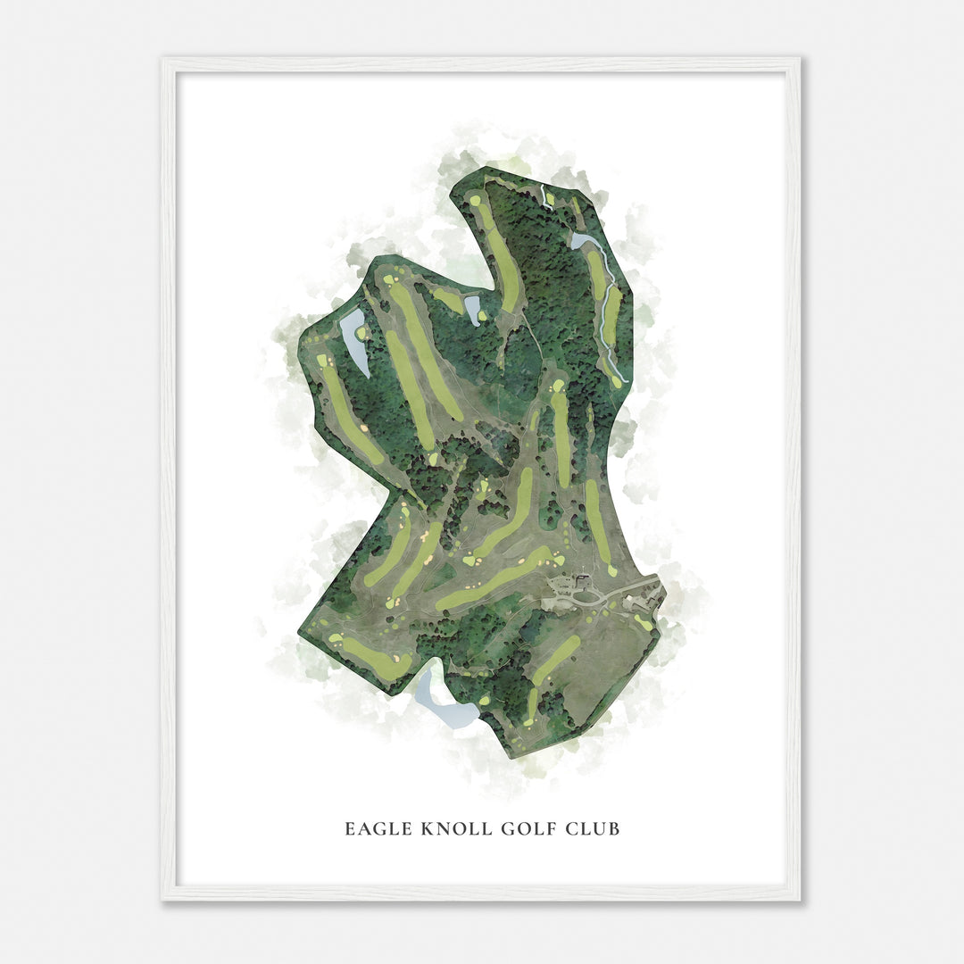 Print of Eagle Knoll Golf Club Classic Map