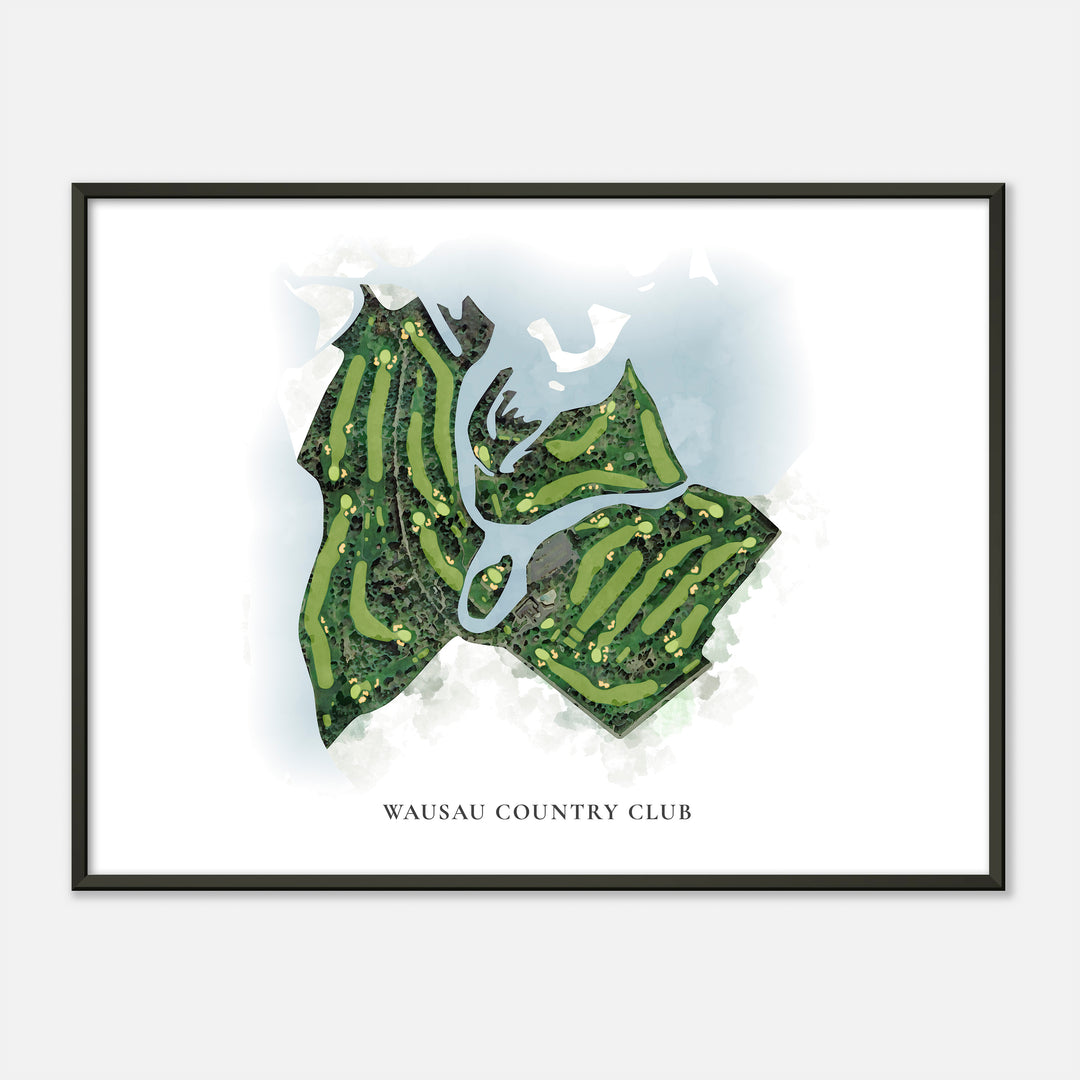 Print of Wausau Country Club Classic Map