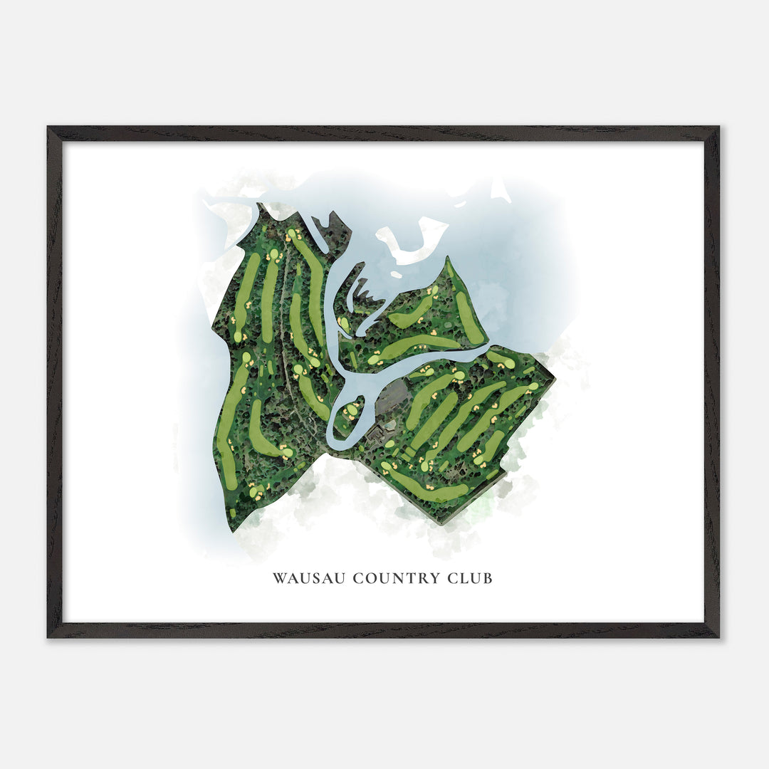 Print of Wausau Country Club Classic Map