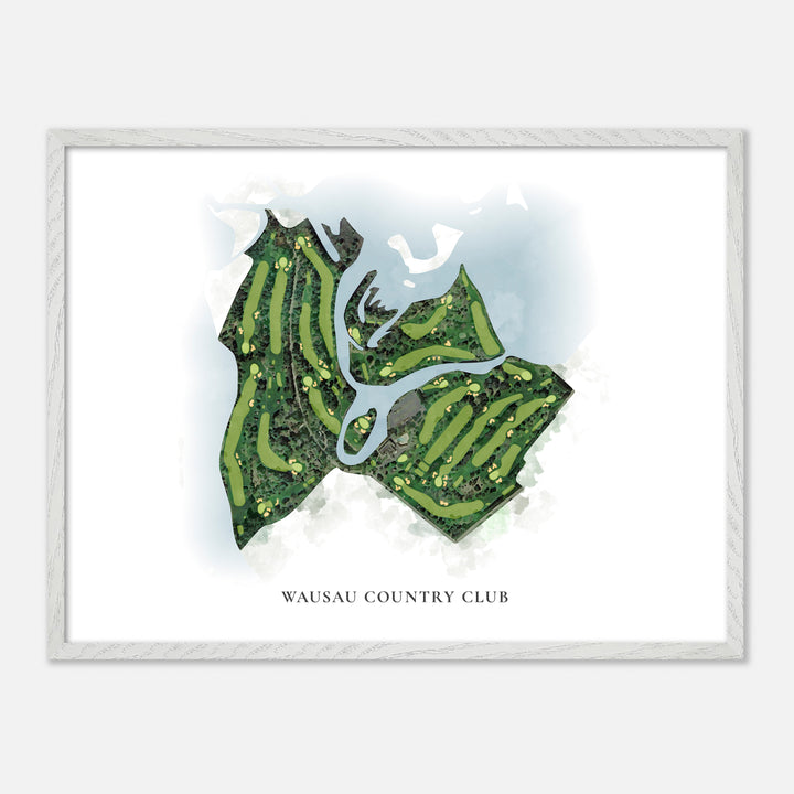 Print of Wausau Country Club Classic Map