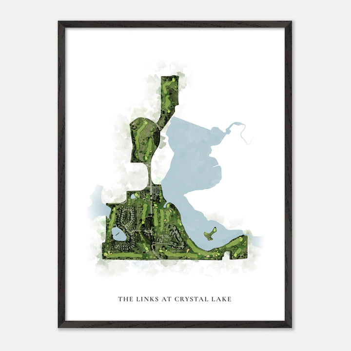 Print of The Links At Crystal Lake Classic Map