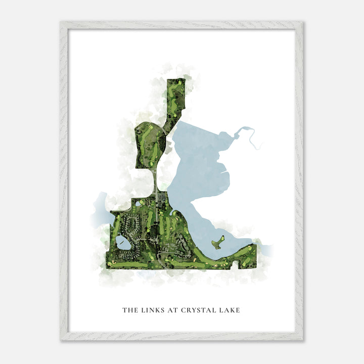 Print of The Links At Crystal Lake Classic Map