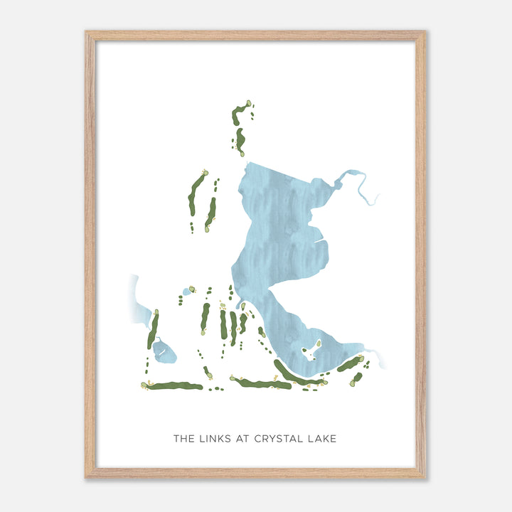 Print of The Links At Crystal Lake Modern Map