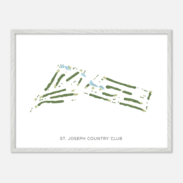 Print of St. Joseph Country Club Modern Map