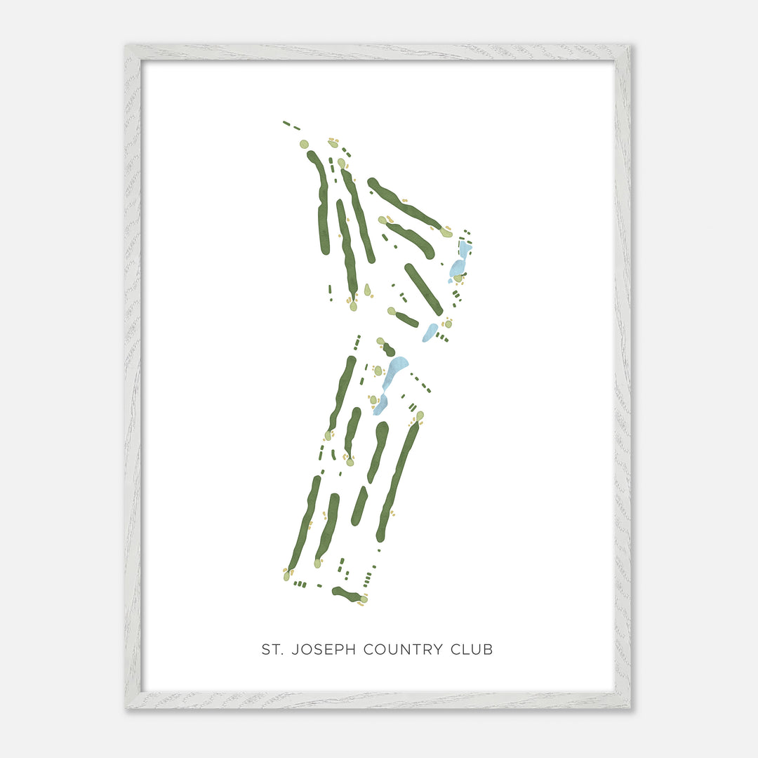 Print of St. Joseph Country Club Modern Map