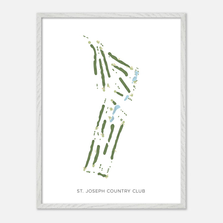Print of St. Joseph Country Club Modern Map
