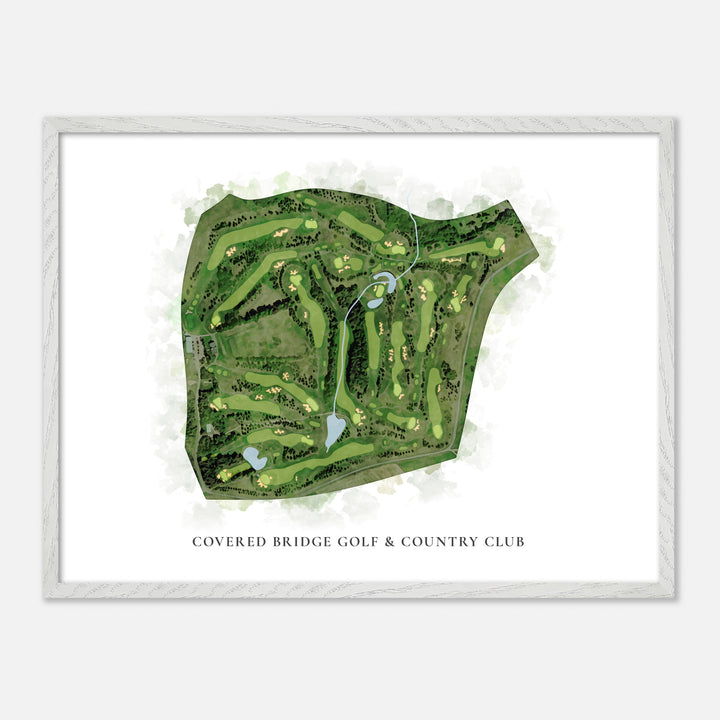 Print of Covered Bridge Golf & Country Club Classic Map