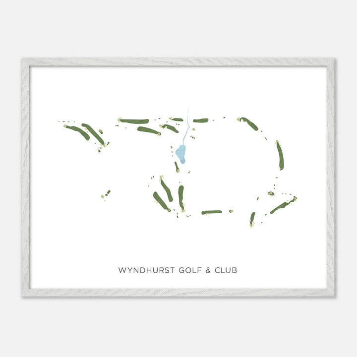 Print of Wyndhurst Golf & Club Modern Map