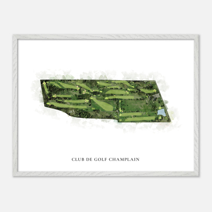 Print of Club De Golf Champlain Classic Map