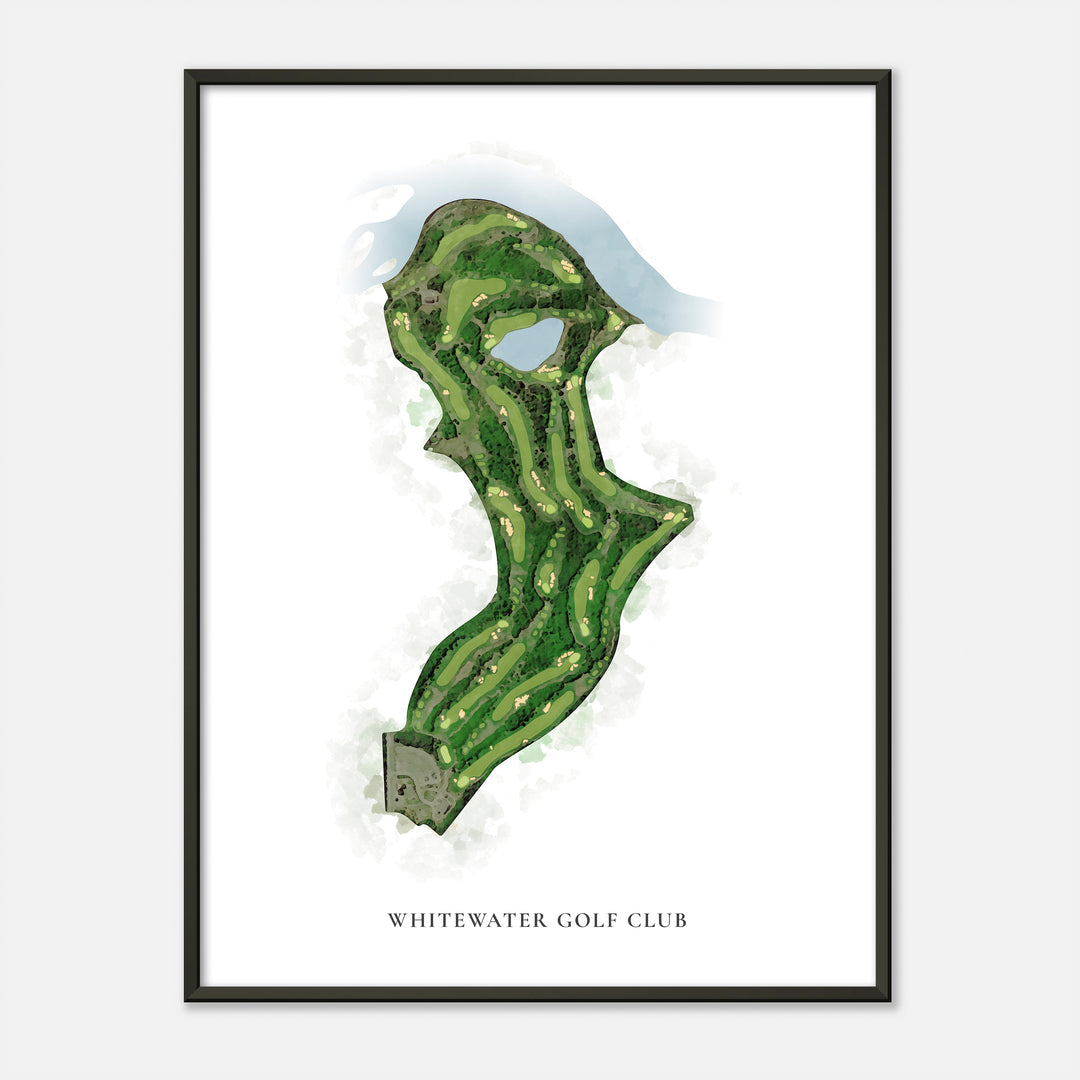 Print of Whitewater Golf Club Classic Map