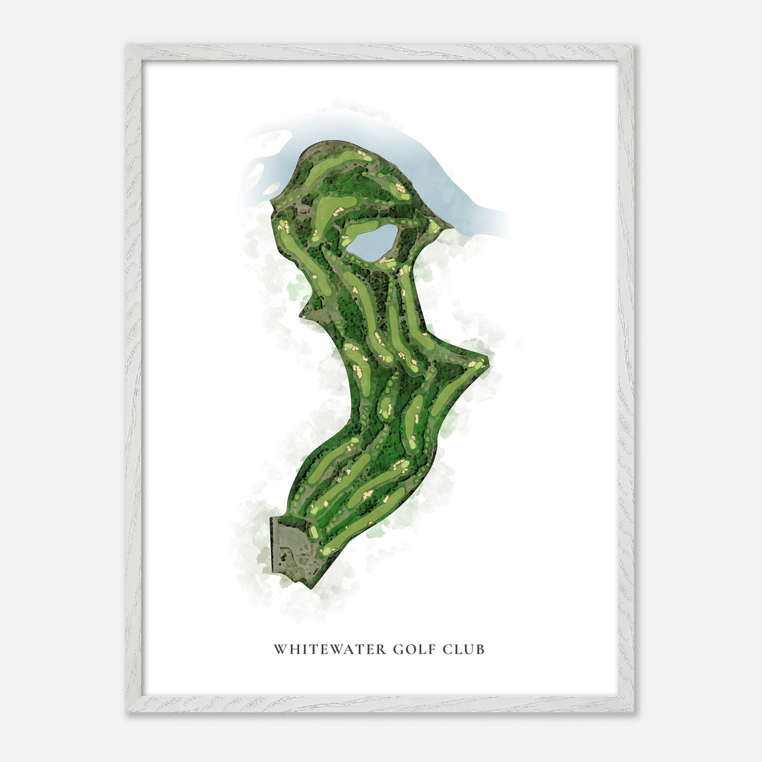 Print of Whitewater Golf Club Classic Map