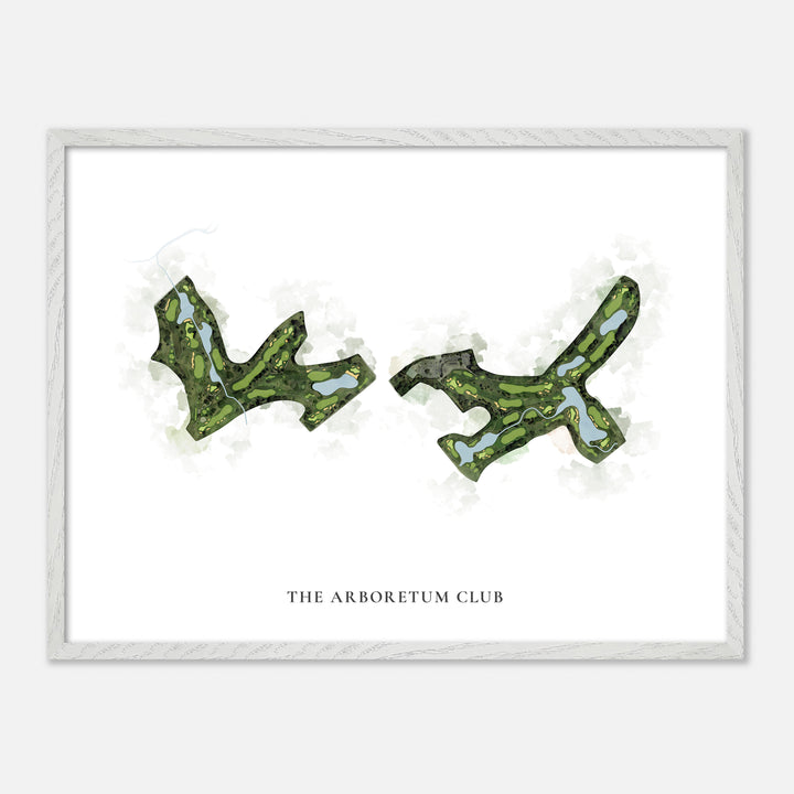 Print of The Arboretum Club Classic Map