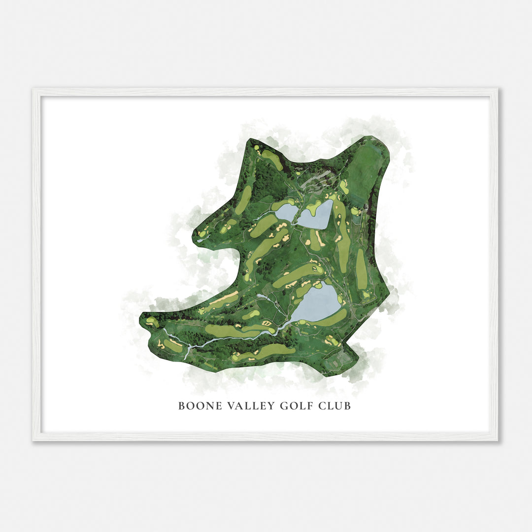 Print of Boone Valley Golf Club Classic Map