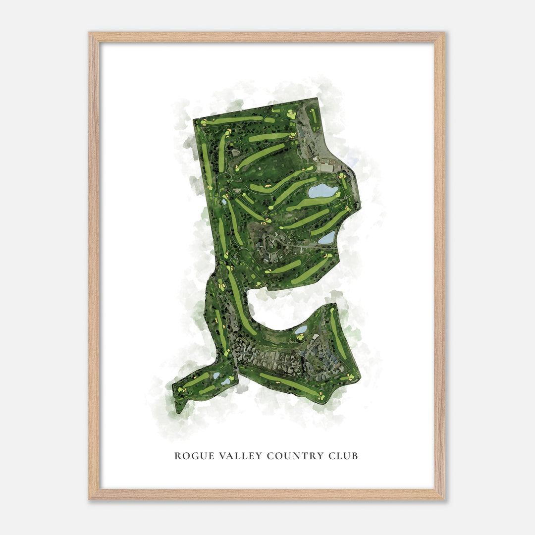 Print of Rogue Valley Country Club Classic Map