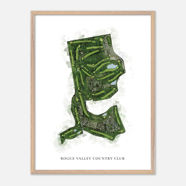 Print of Rogue Valley Country Club Classic Map