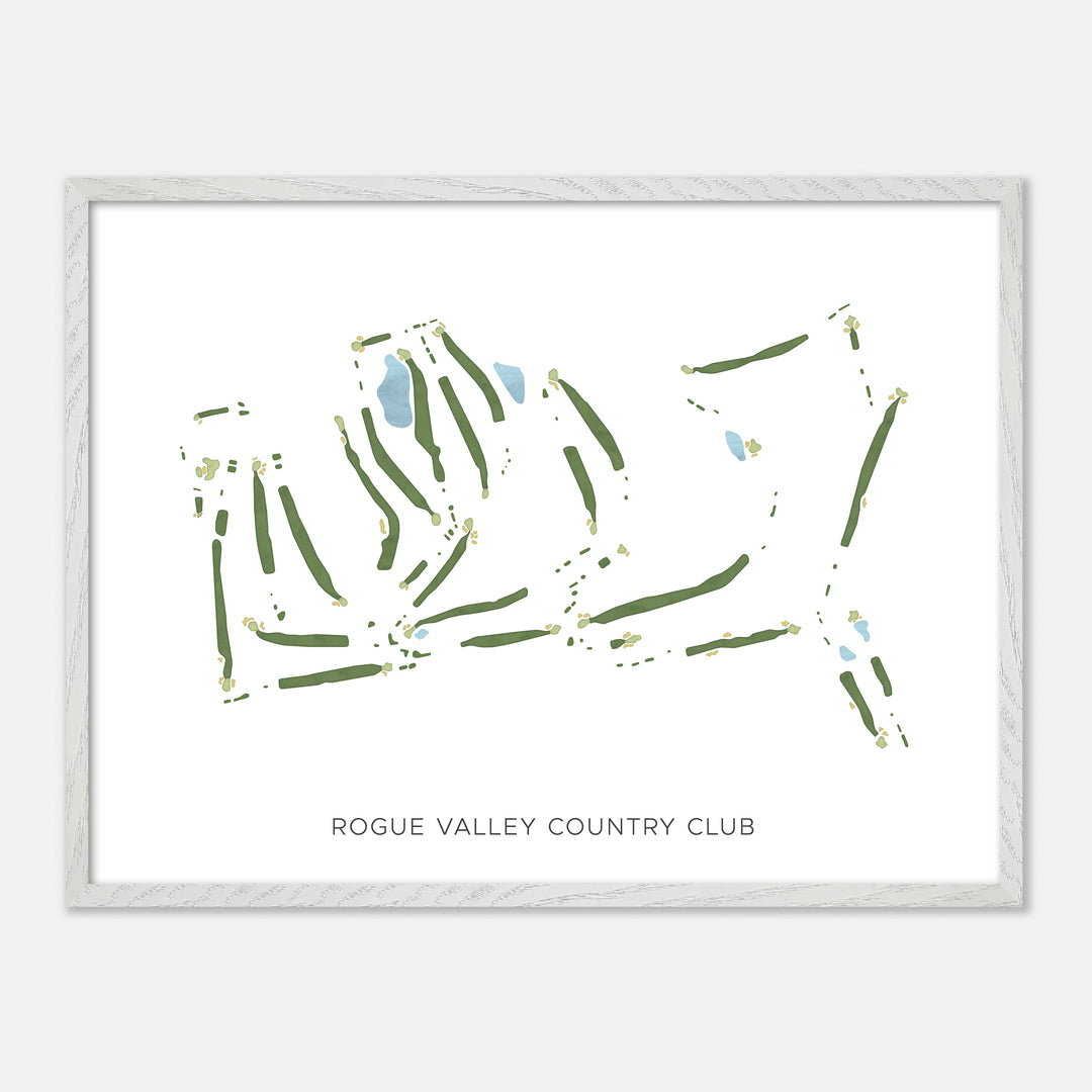 Print of Rogue Valley Country Club Modern Map