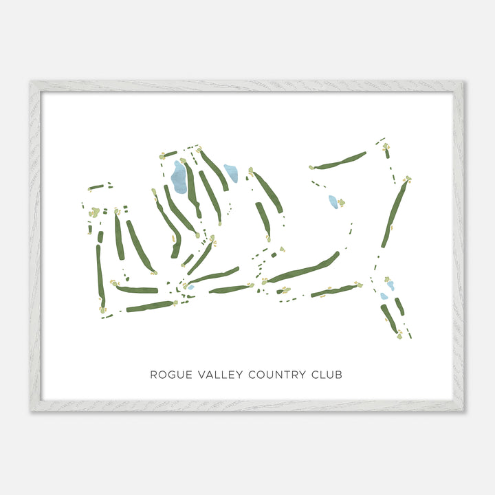Print of Rogue Valley Country Club Modern Map
