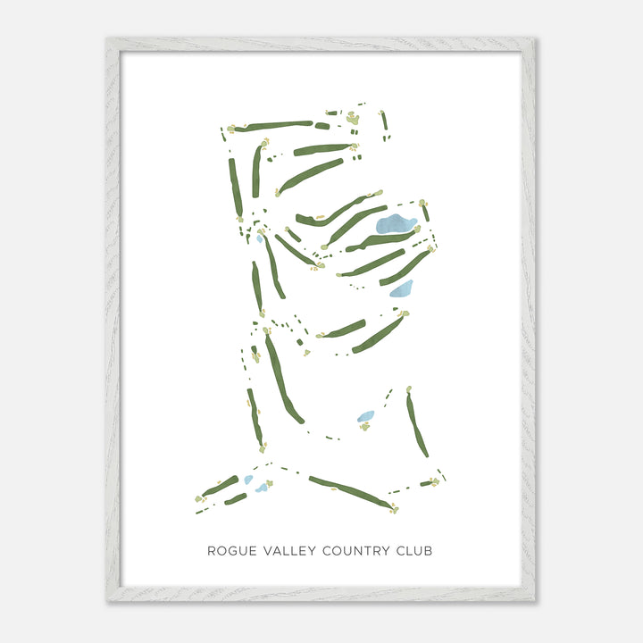 Print of Rogue Valley Country Club Modern Map