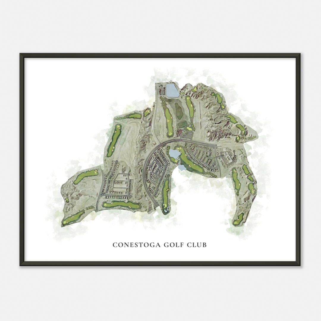 Print of Conestoga Golf Club Classic Map