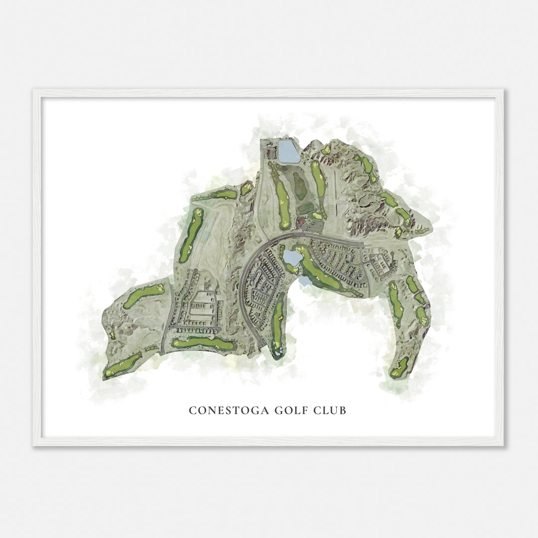 Print of Conestoga Golf Club Classic Map