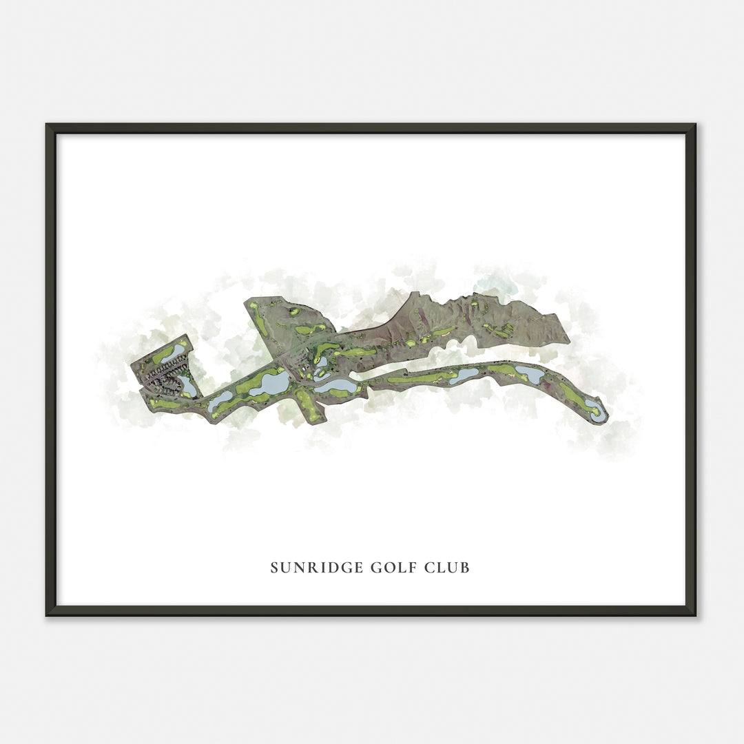 Print of Sunridge Golf Club Classic Map